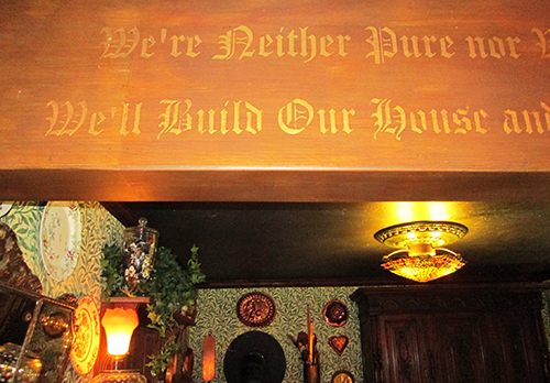 This charming residence in the town of Martinez, CA feels like a 200 year old Swiss Chalet inside.